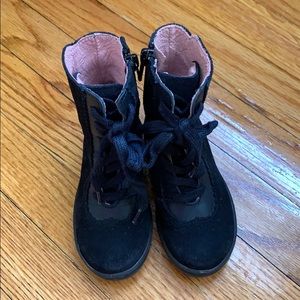 Jacadi suede black boots size 24/8